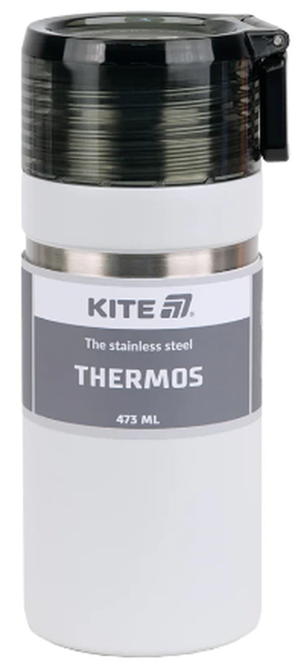 Термос 0,47л "Kite" белый №K25-320-1