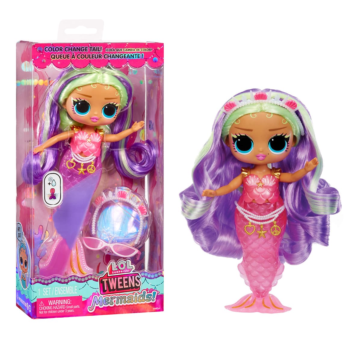Игровой набор с куклой "L.O.L Surprise" Tweens Mermaids!– Клео Коув №510437/КиддиСвит/(4)