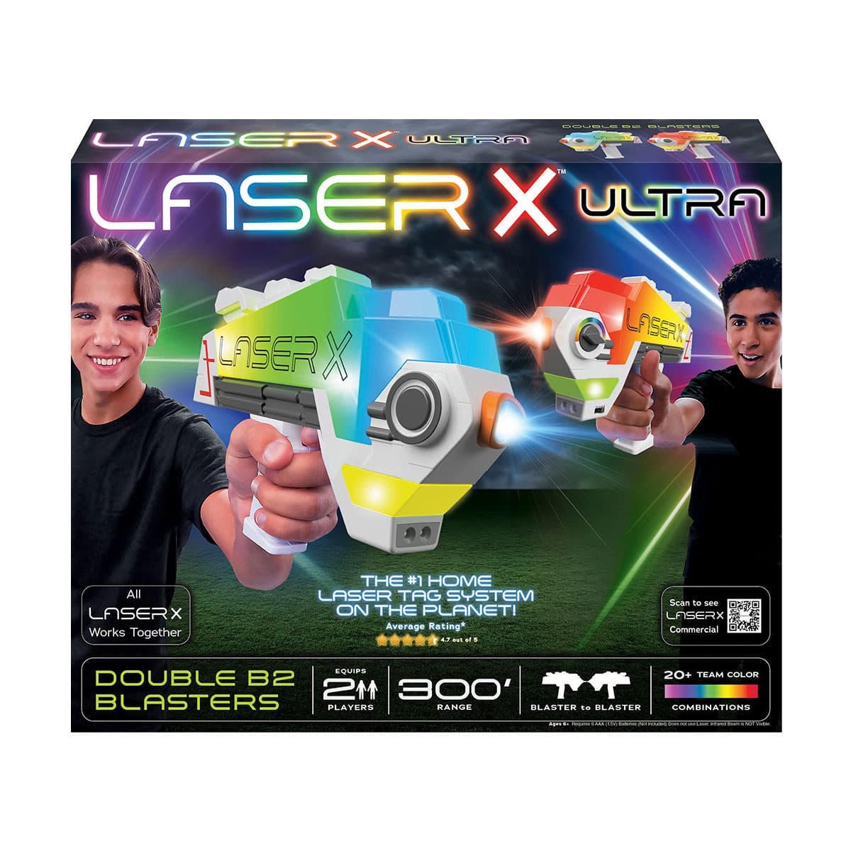 Игровой набор для лазерных боёв-Laser X ULTRA для двух игроков №87552/КиддиСвит/(4)