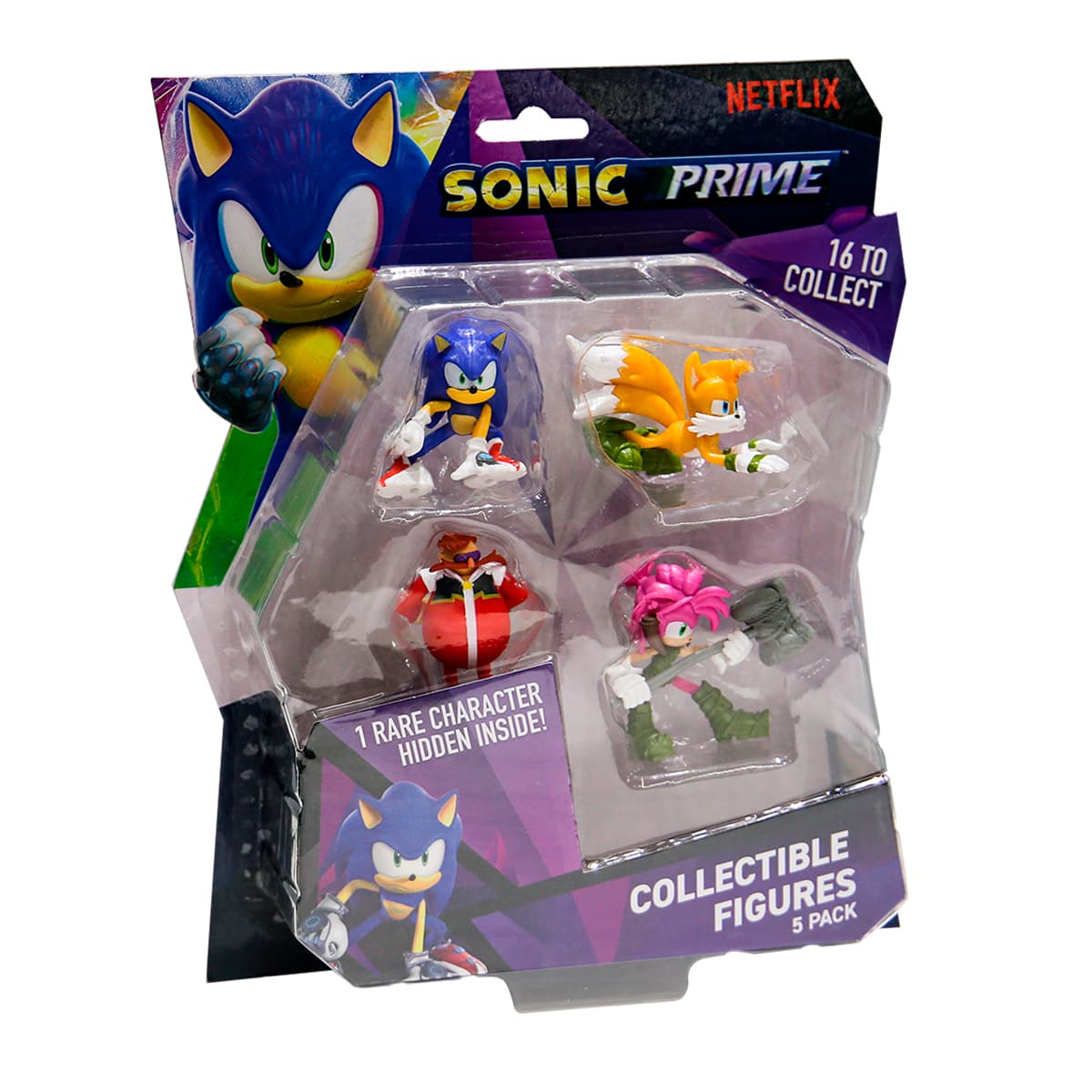 Набор игровых фигурок "Sonic Prime - приключения Эми" 5 фигурок 6,5см №SON2040C/Кидди Свит/(6)