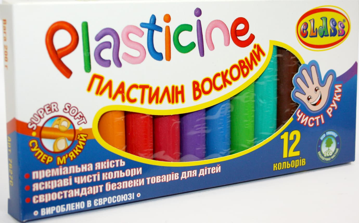 Пластилин 12 цветов 200 гр Class (60) 7627