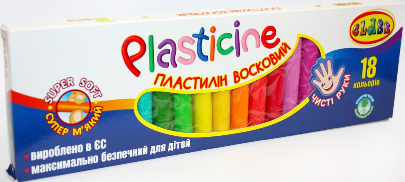 Пластилин 18 цветов 300 гр Class (40) 7628