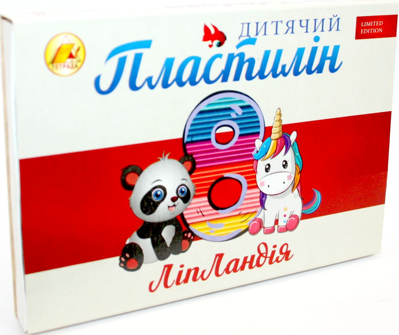 Пластилін 8 кольорів 160 гр Ліпландія/Пластіленд Тетрада (30)