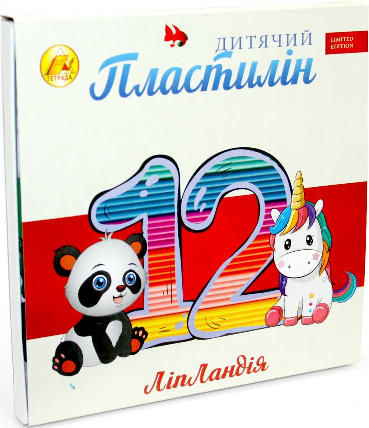 Пластилин 12 цветов 240 гр Липландия/Пластиленд Тетрада (20)