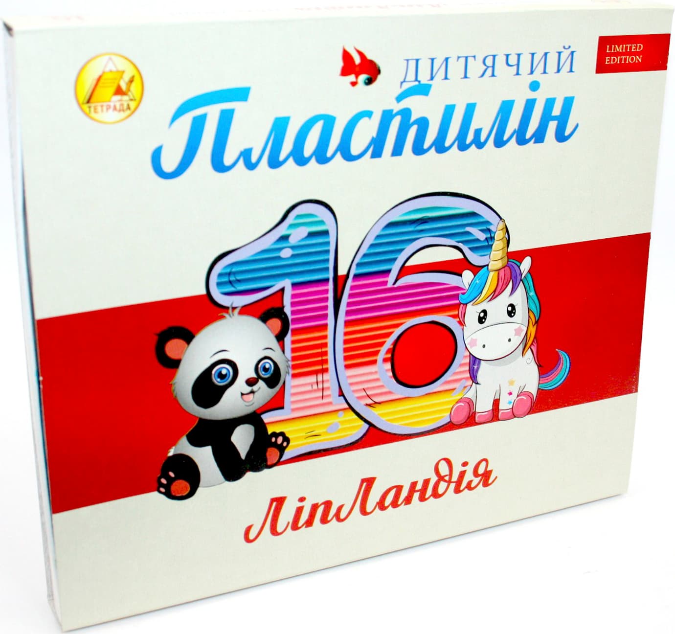 Пластилин 16 цветов 320 гр Липландия/Пластиленд Тетрада (20)