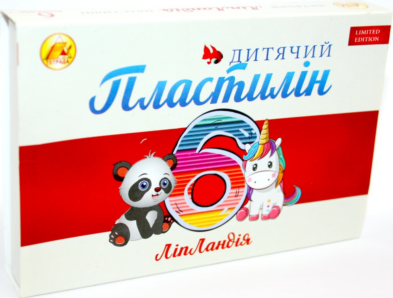 Пластилин 6 цветов 110 гр Лепландия/Пластиленд Тетрада (21) 461374/461341 