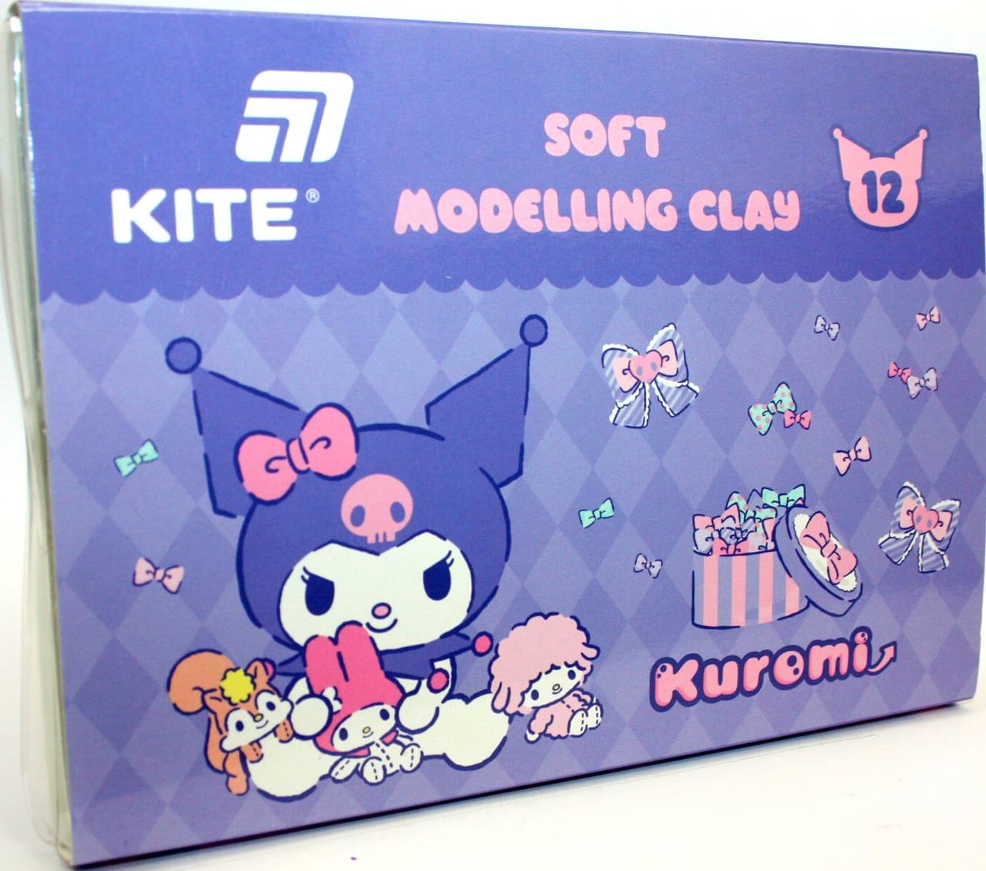 Пластилін "Kite" HK 12 кольор. 200гр воск. №HK24-1086(1)(44)(60)