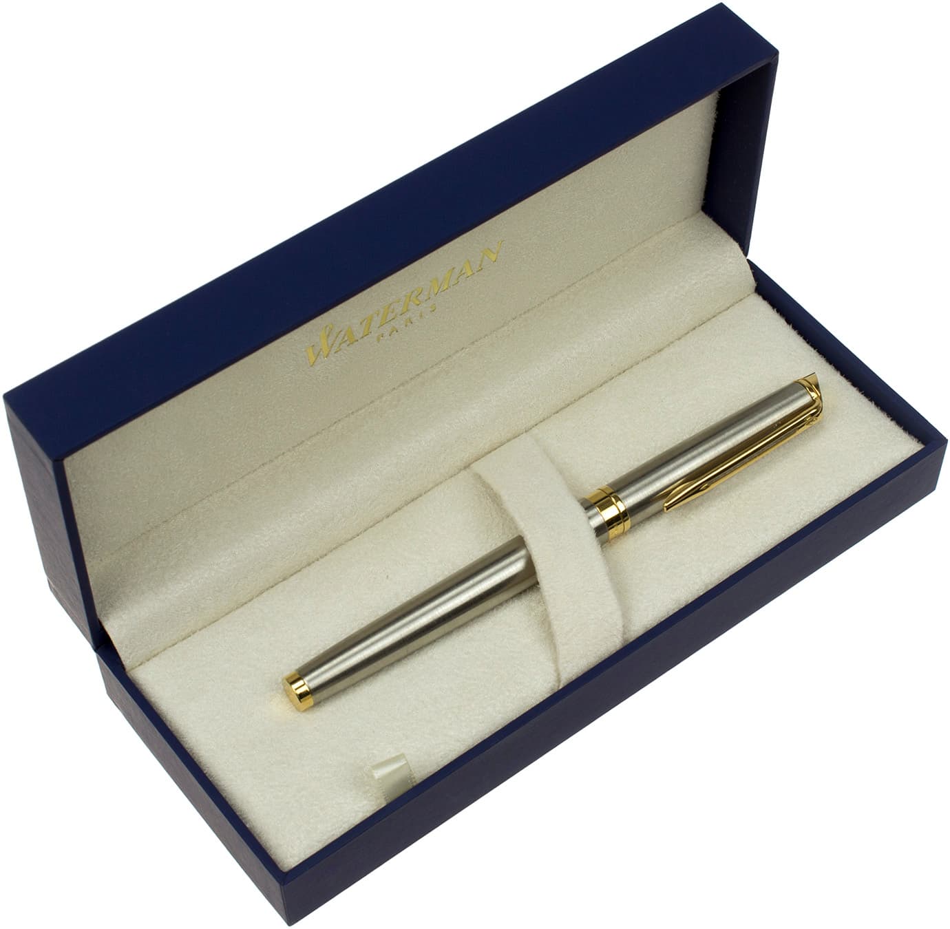 Ручка чорнильна Waterman Hemisphere сталь з позолотою 12010