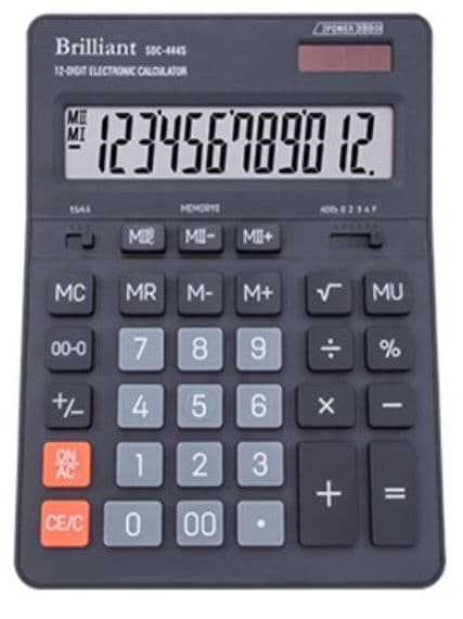 Калькулятор "Brilliant" №SDC-444S(10)
