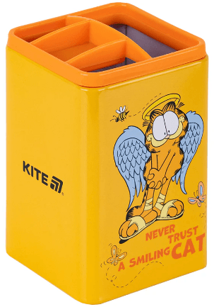 Стакан для ручек "Kite" №GF25-105 квадр. Garfield(12)(96)