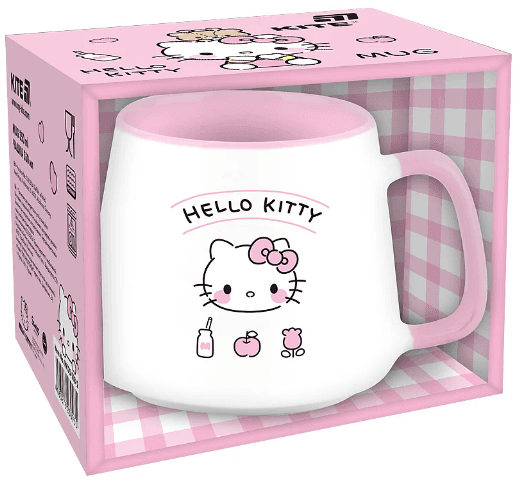 Чашка керам. 350мл "Hello Kitty" в подар. кор-ці №HK25-218-2/Kite/(36)