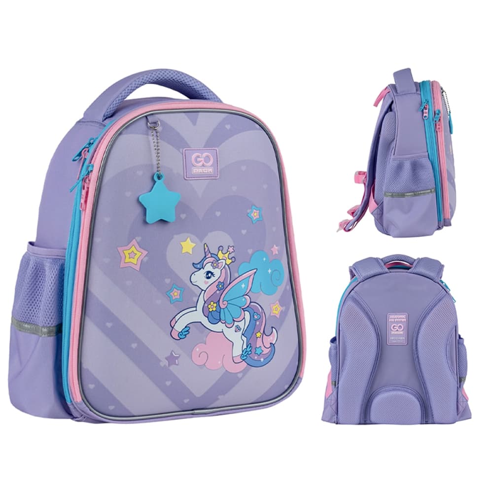 Рюкзак каркасний "GoPack" Education Cute Pon 2від.,2карм. №GO25-165S-1(4)