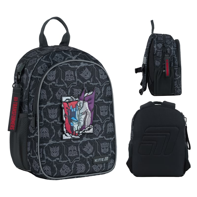 Рюкзак "Kite" Kids Transformers 2від.,2карм. №TF25-2735XS