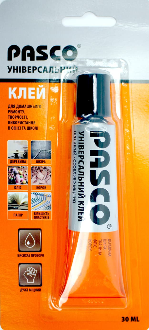Клей "Pasco" универсальный №А-001-2 30мл(12)(144)
