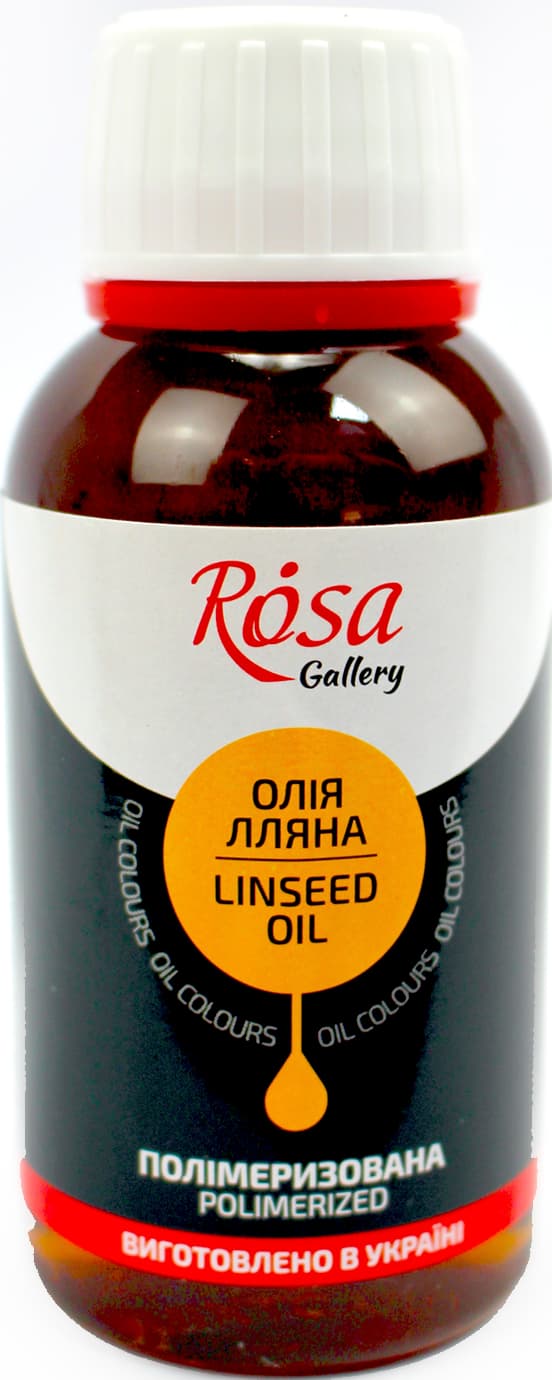 Олія лляна "Rosa Gallery" полімерізована, 125мл №75401125(15)