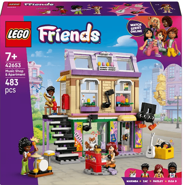 Конструктор "LEGO" Friends Музыкальный магазин и квартира №42653(3)