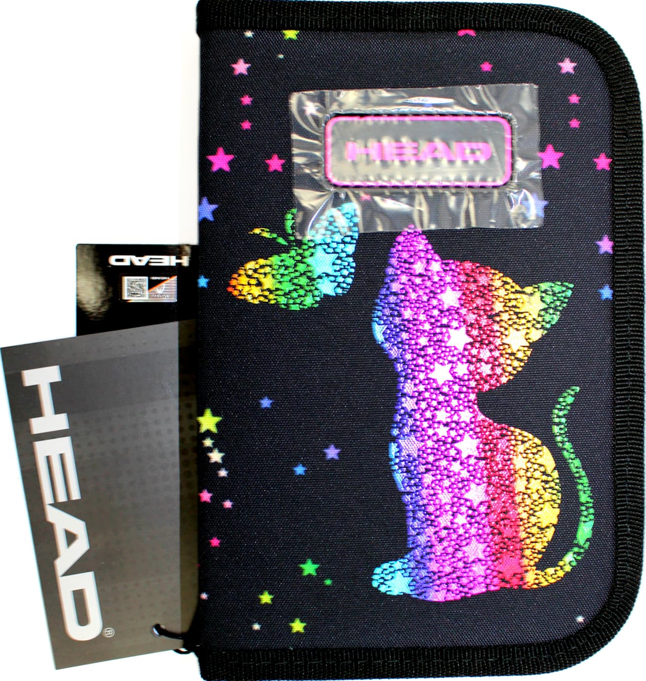 Пенал "Head" Rainbow Kitty 1от. 2клап. №503025037