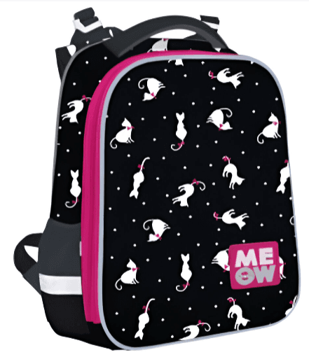 Рюкзак каркасный "School Case" Cats 2отд. 2карм,39х29х16см №2512C/Class/(4)
