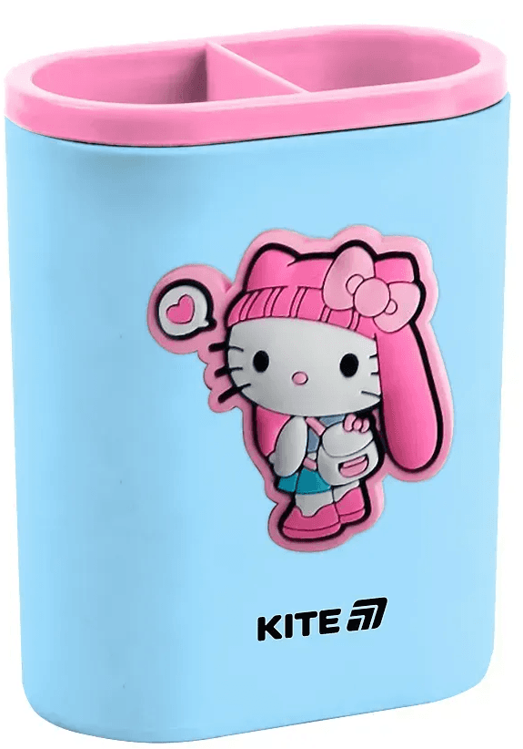 Стакан для ручек "Kite" №HK25-170-1 с фигуркой Hello Kitty(12)