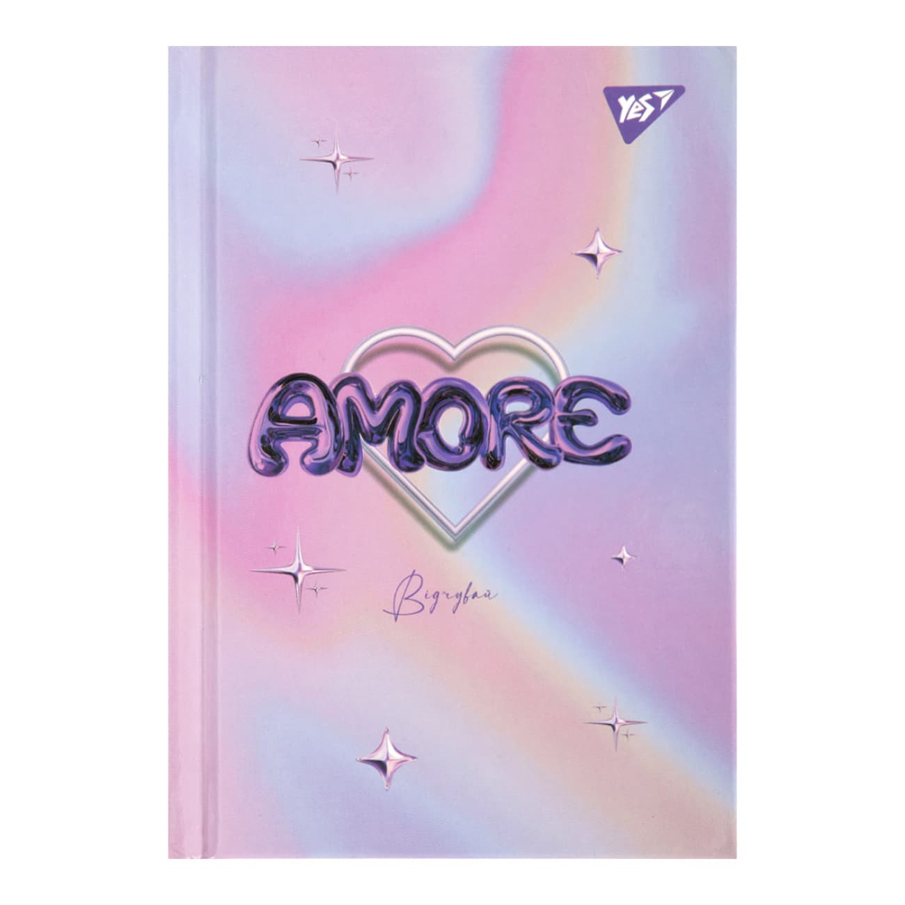 Блокнот А6 64л. клет. Amore 7БЦ №152067/Yes/(20)(40)