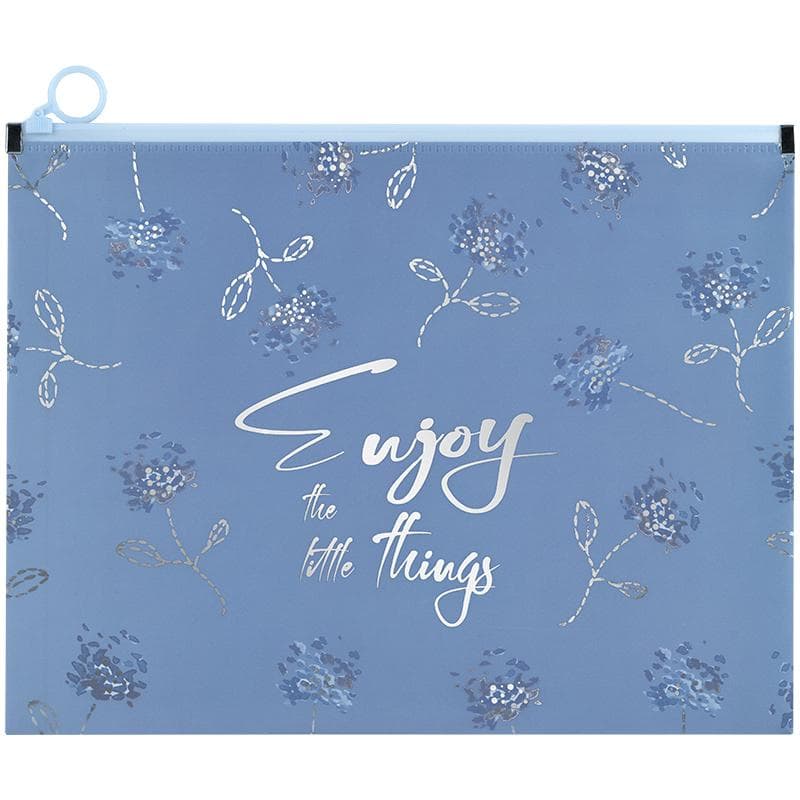Папка "Axent" №1497-46-A Flower Symphony-3 А4+ zip-lock,на молн.(12)