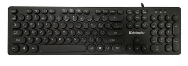 Клавиатура мультимедийная Defender Accord black №450250