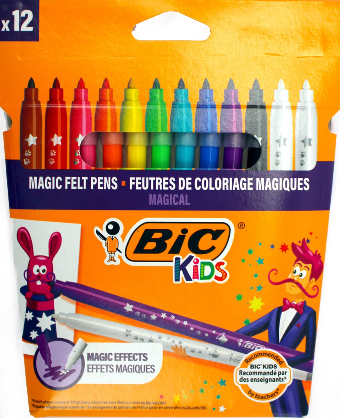Фломастеры "Bic" 12цветн. Magic №bc525438