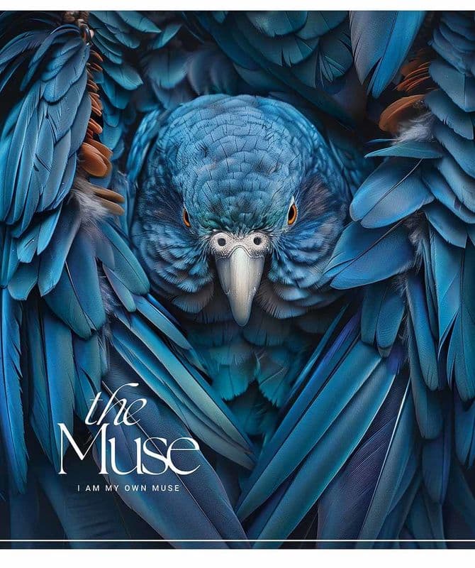 Тетрадь 96л. клет. Школярик "The Muse" УФ лак №096-3444K(5)(50)