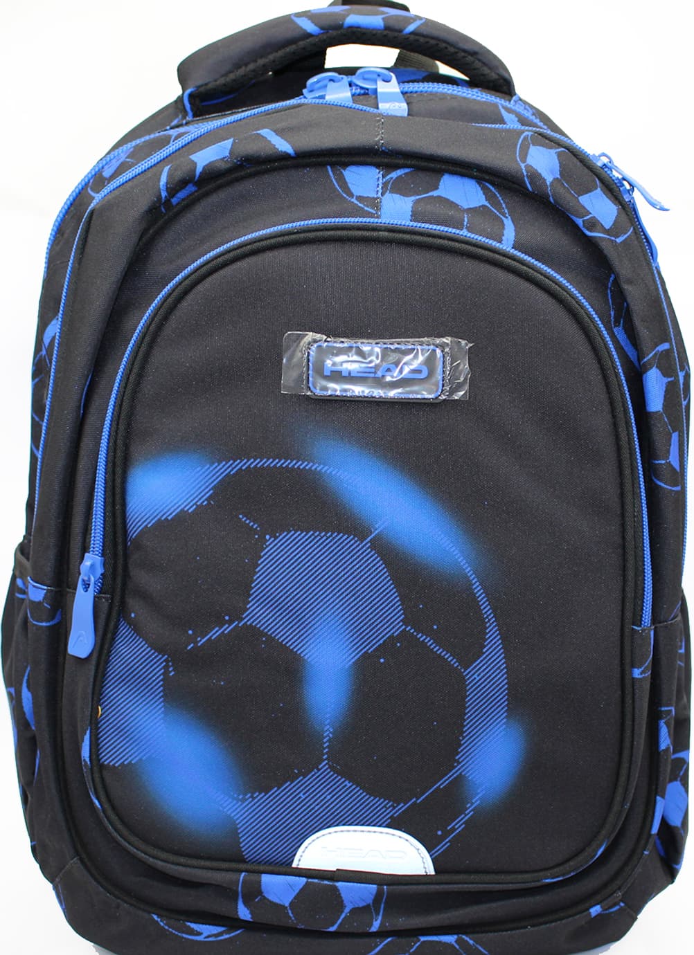 Рюкзак молод. "Head" Football neon blue 3от., 2карм. №AB300/502025036(6)
