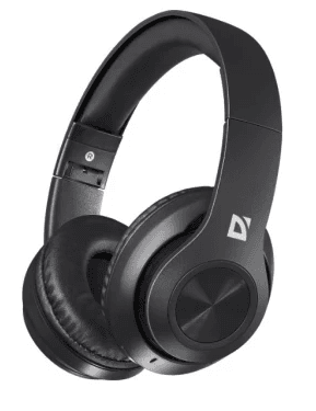 Наушники Defender Free Motion B552 BT black+микрофон №63552