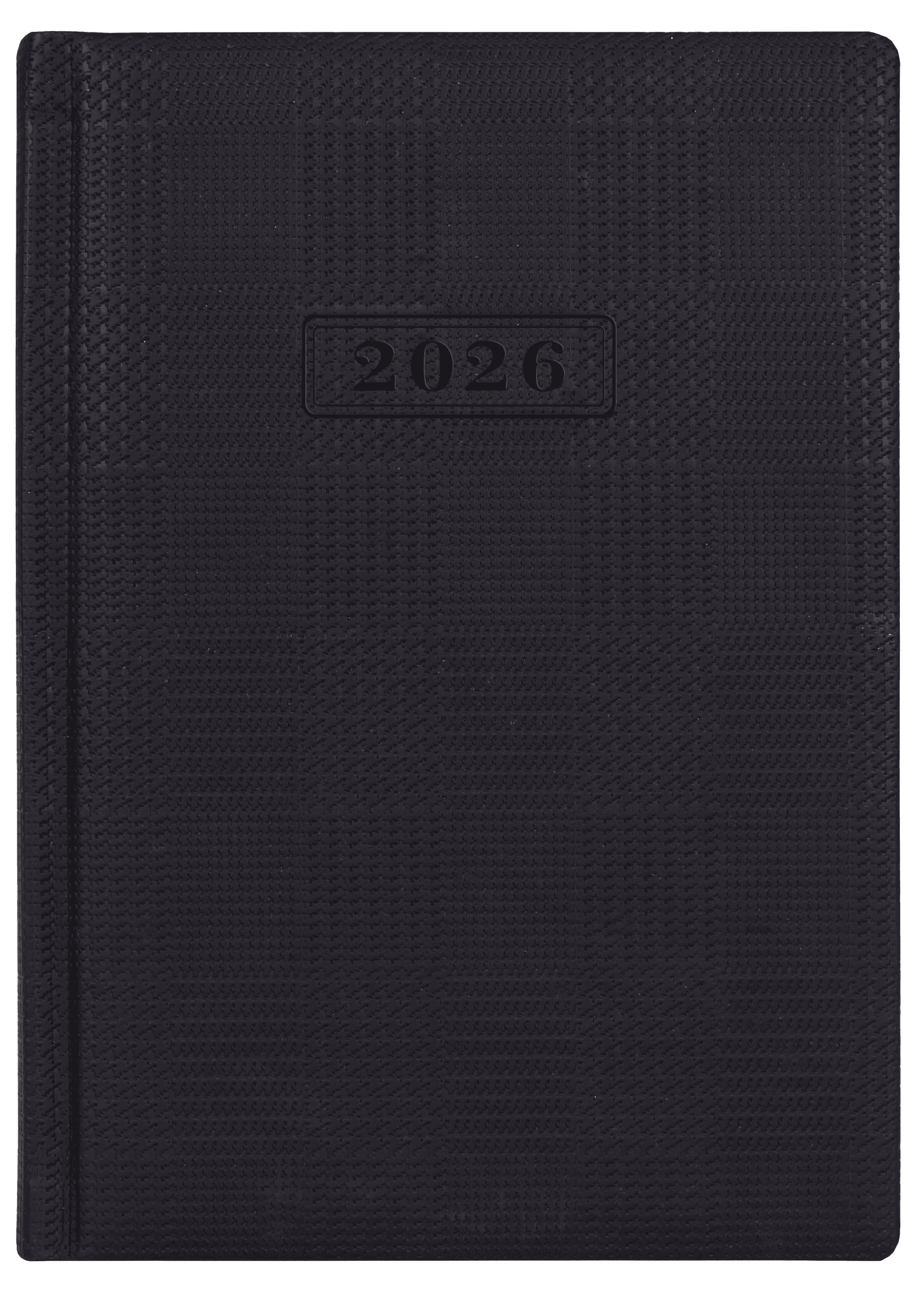 Щоденник А5 Optima датований 2025 Glen чорний O25201-01
