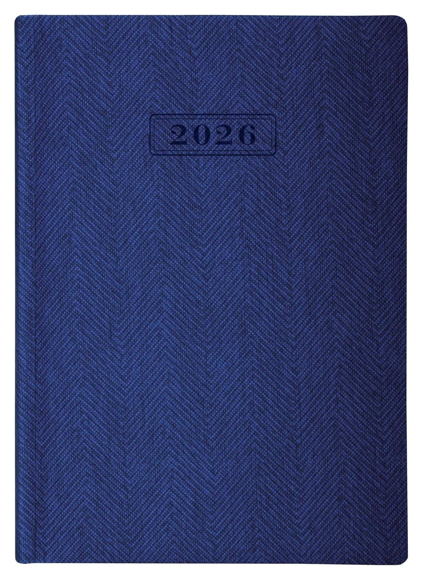 Щоденник А5 Optima датований 2025 Tweed синій O26126-02
