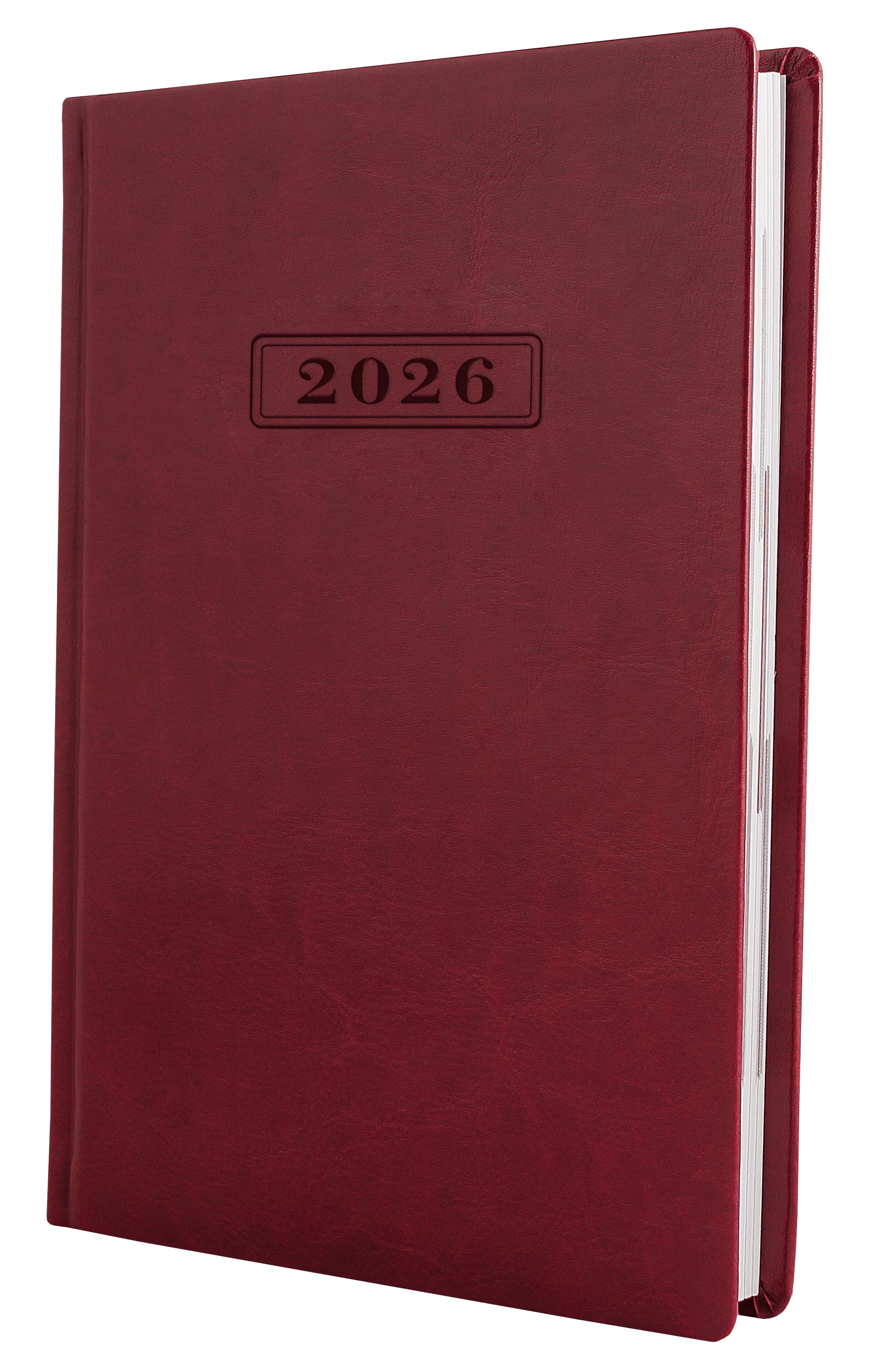 Щоденник А5 Optima датований 2025 Nebraska бордо O25233-18