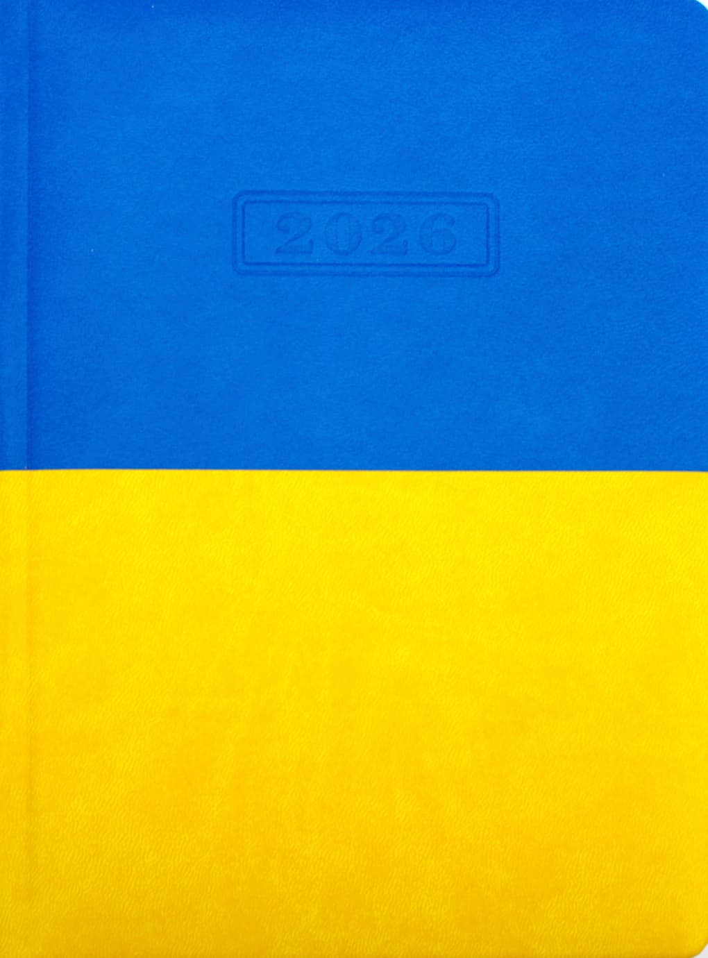 Щоден. А5 "Optima" дат2026 Vivella жовто-блакитний №O26115-98(20)