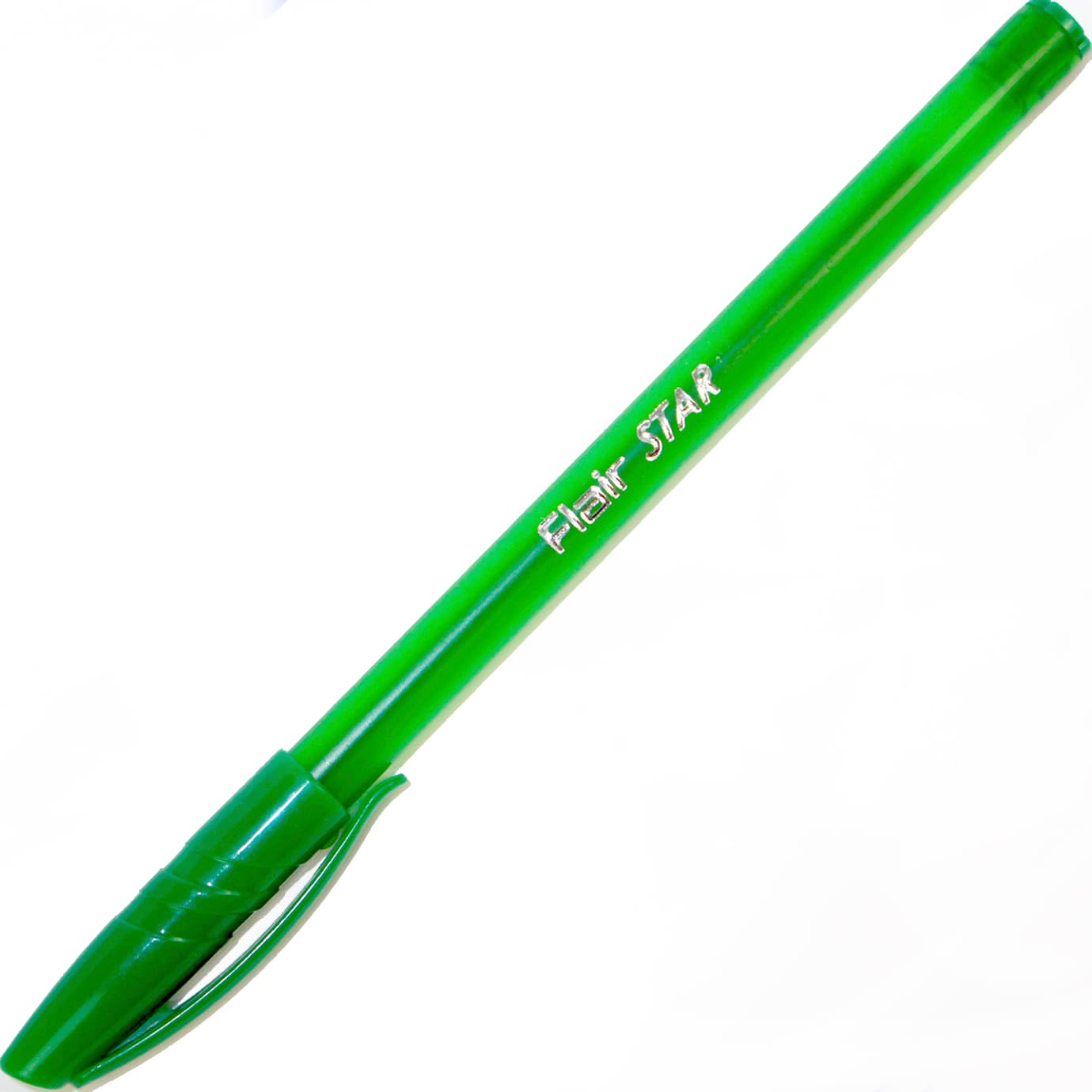 Ручка шариковая Flair Star 1 мм зеленая (50) (1000) (2000) 1104/1188