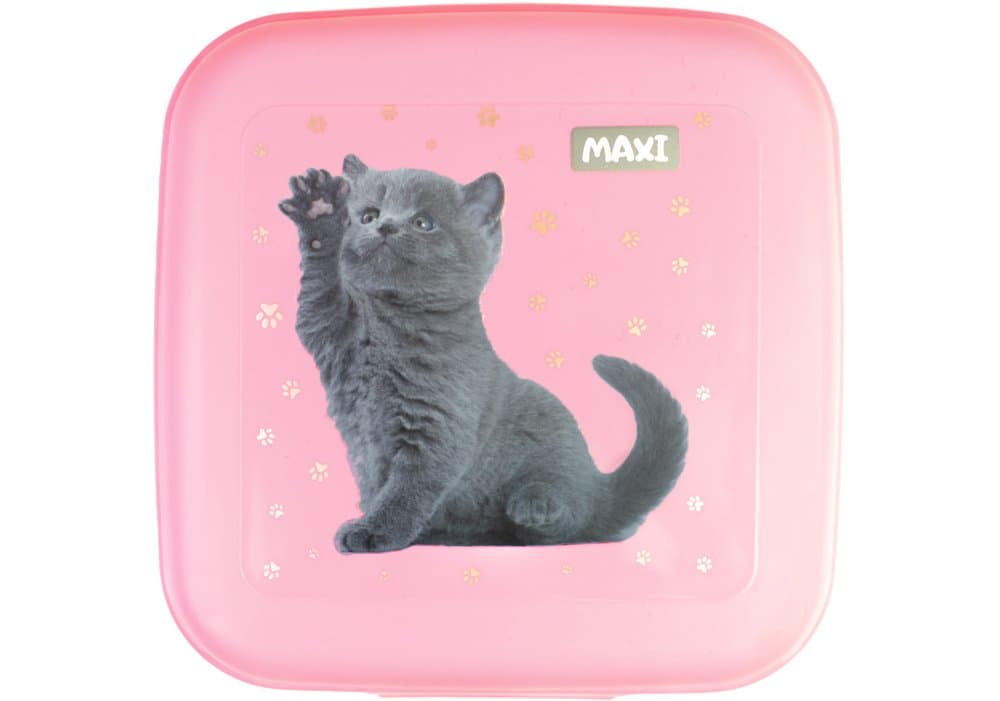 Ланч бокс пласт. "Maxi" 850мл розовый №MX98138(15)