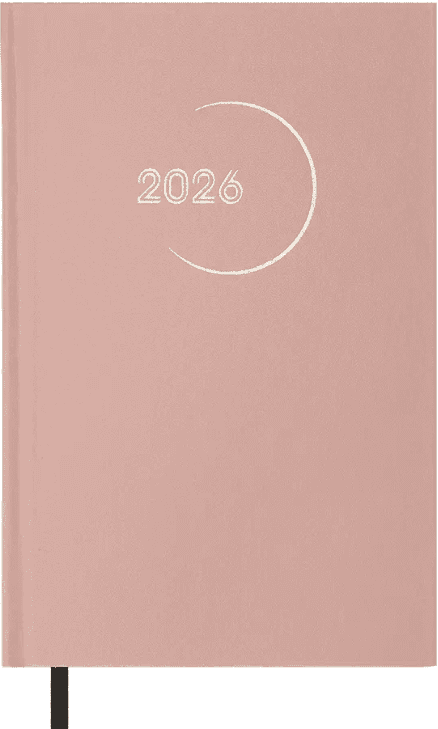 Щоден. А5 "Buromax" дат2026 Madam світло-рожевий №BM.21170-43(20)