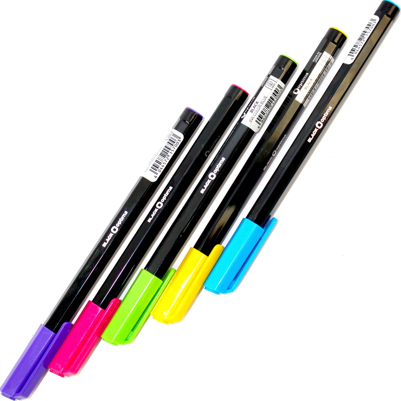 Ручка шарик. "Optima" №О15700 Black 0,7мм синий,корпус чёрный(50)