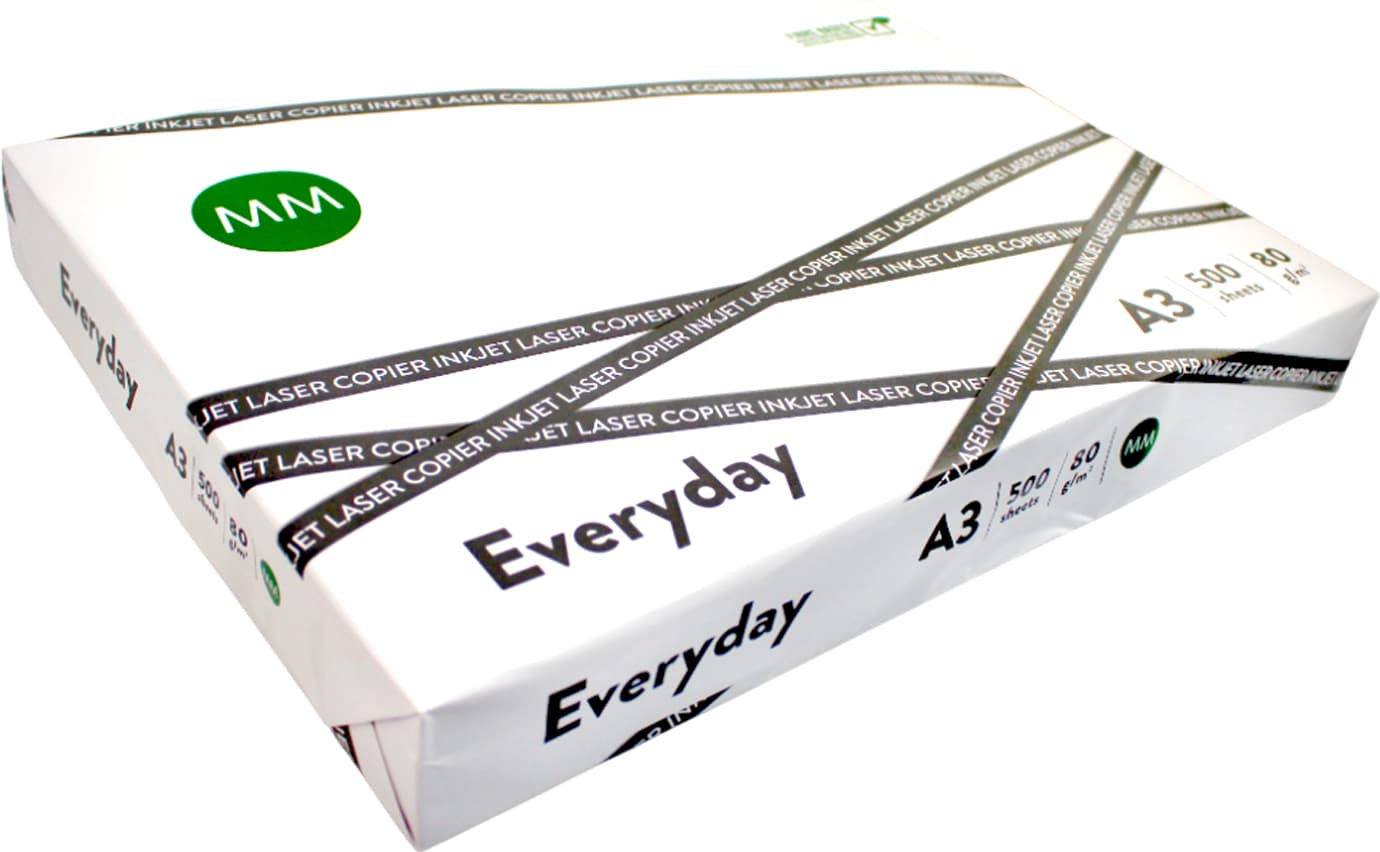 Папір офісний А3 "MM Everyday" 80г/м2 С (500арк)(5)(100)