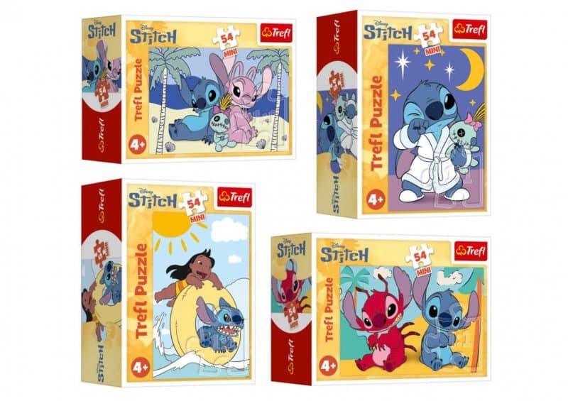 Пазли Trefl 54ел. Mini Стіч і його світ/ Disney Lilo&Stitch_FSC Mix 70% №54220/19811/19814