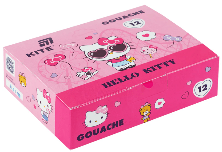 Гуаш "Kite" 12кольор. 20мл №HK26-063 "Hello Kitty" (12)