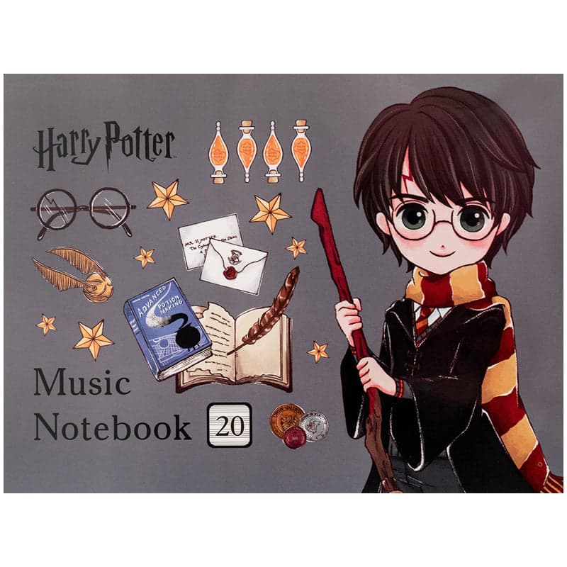 Нотний зошит А5 20арк. Harry Potter №HP26-405/Kite/(10)