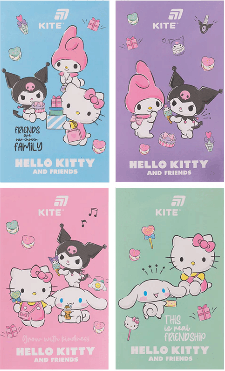 Блокнот А6 50арк. б/лін. тв. обкл. My Melody №HK26-195/Kite/(12)