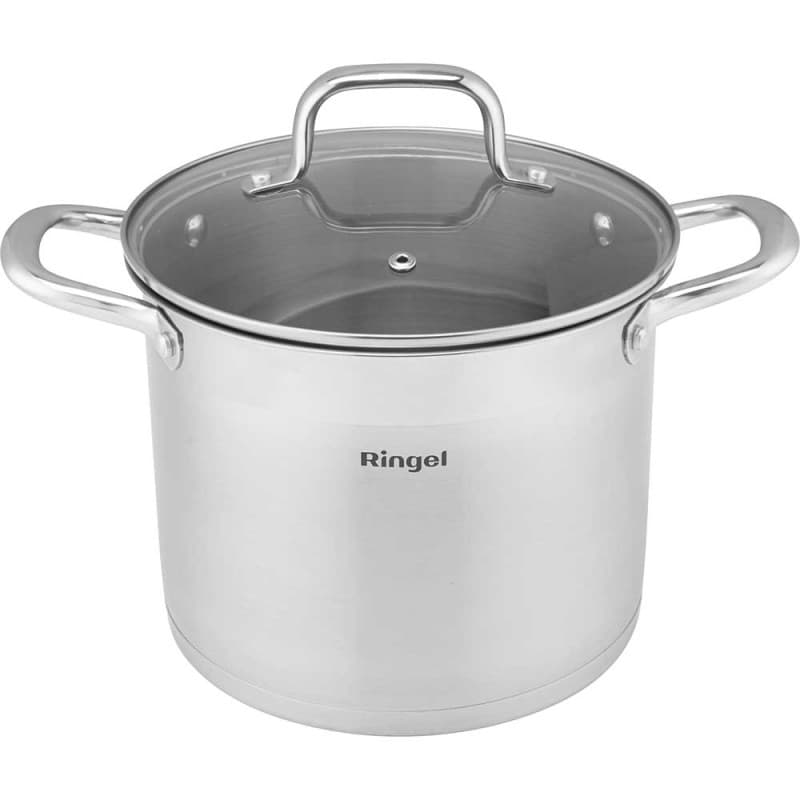 Кастрюля нерж. "Ringel Curry" 22см 6,6л с крышкой №RG-2020-22(6)
