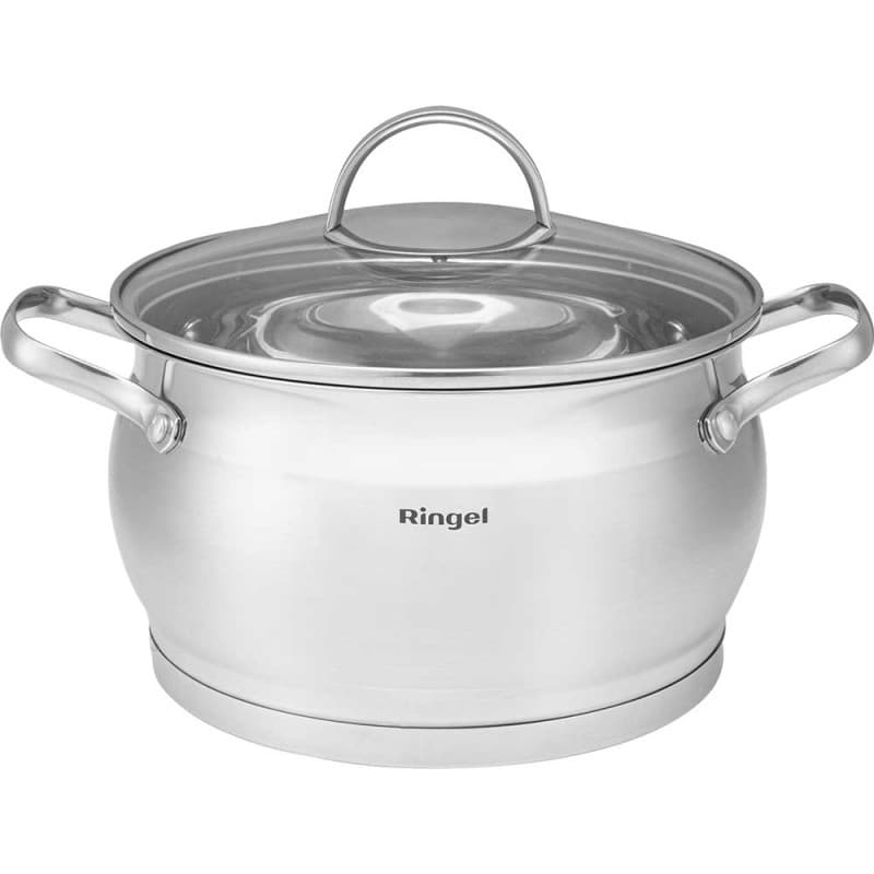 Кастрюля нерж. "Ringel Salsa" 26см 8,4л с крышкой №RG-2034-26(6)
