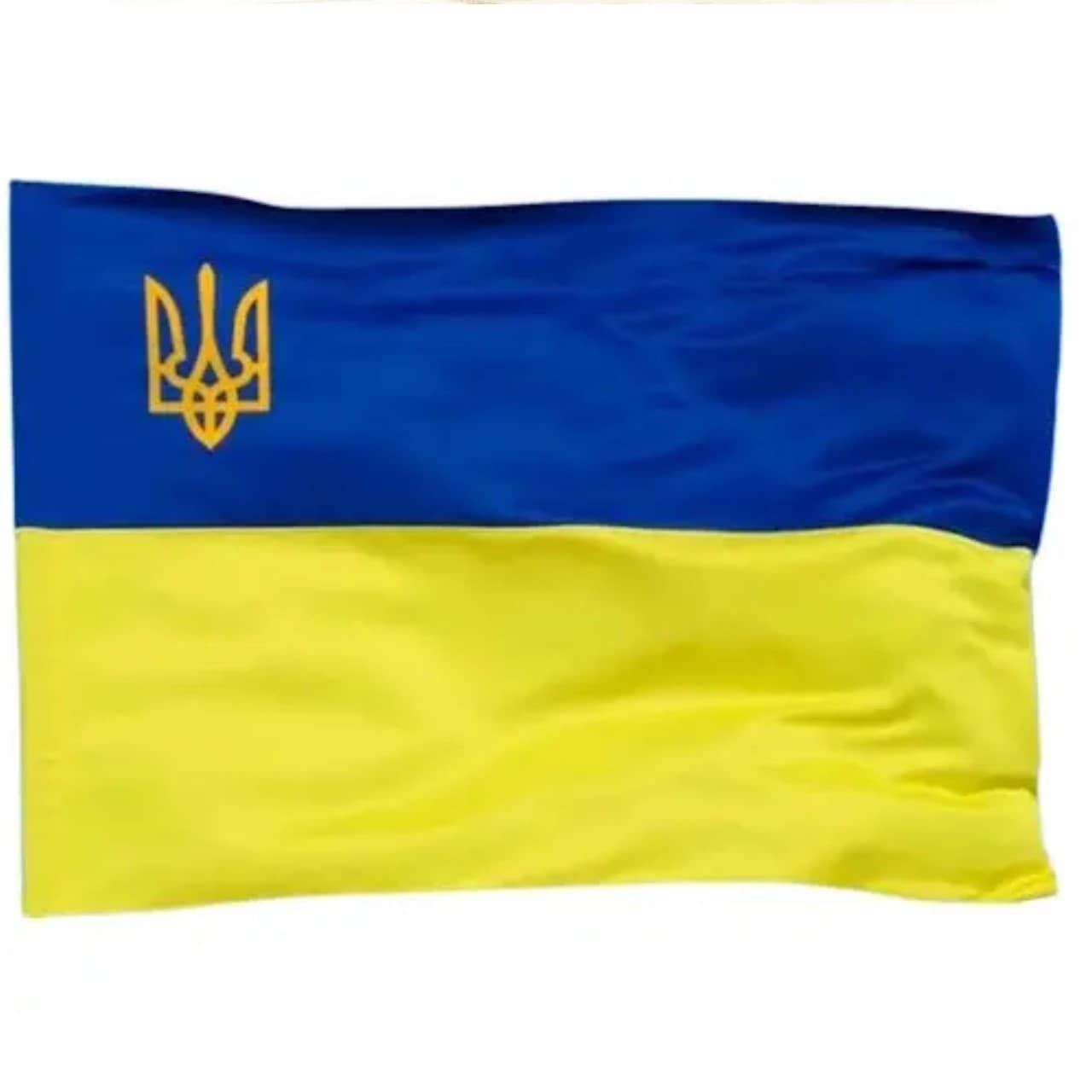 Прапор Україна тризуб, габардин 140х90см №782005(5)(75)
