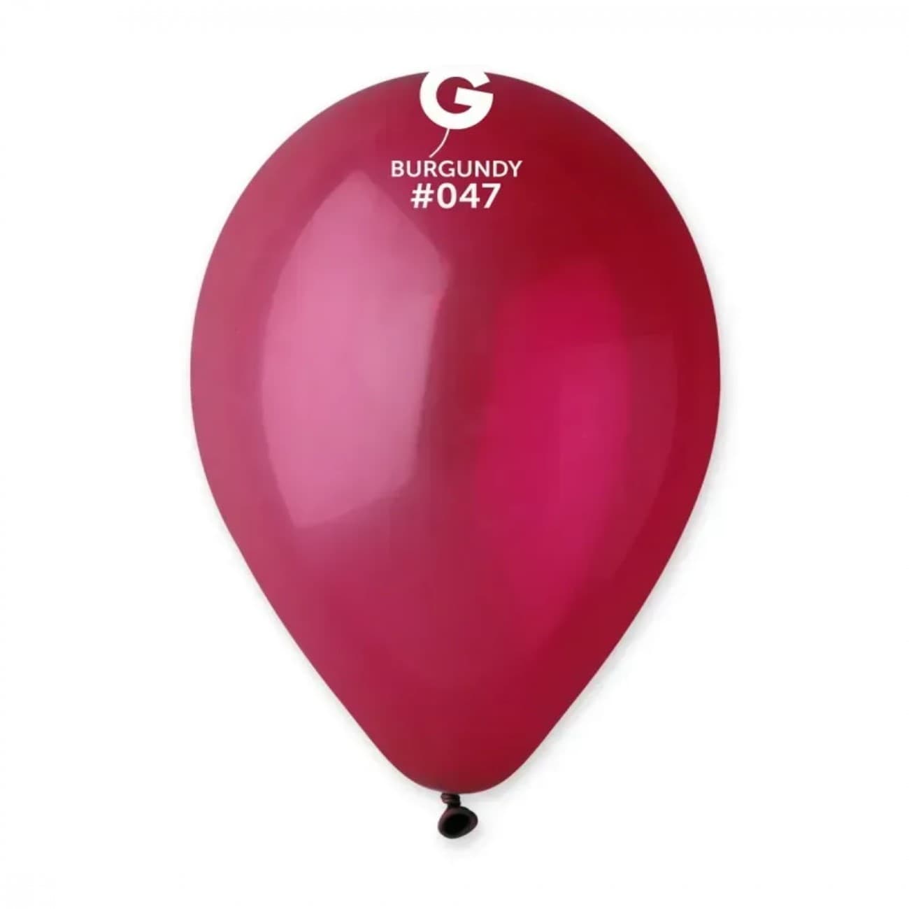 Кулька повітр. латексна 10"/26см бургунді №G90/09471(100)