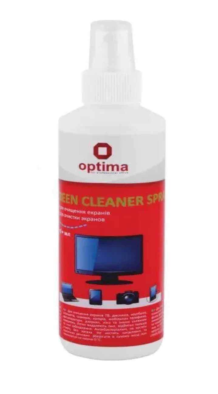 Спрей для очистки экранов "Optima" 250мл №72613(20)