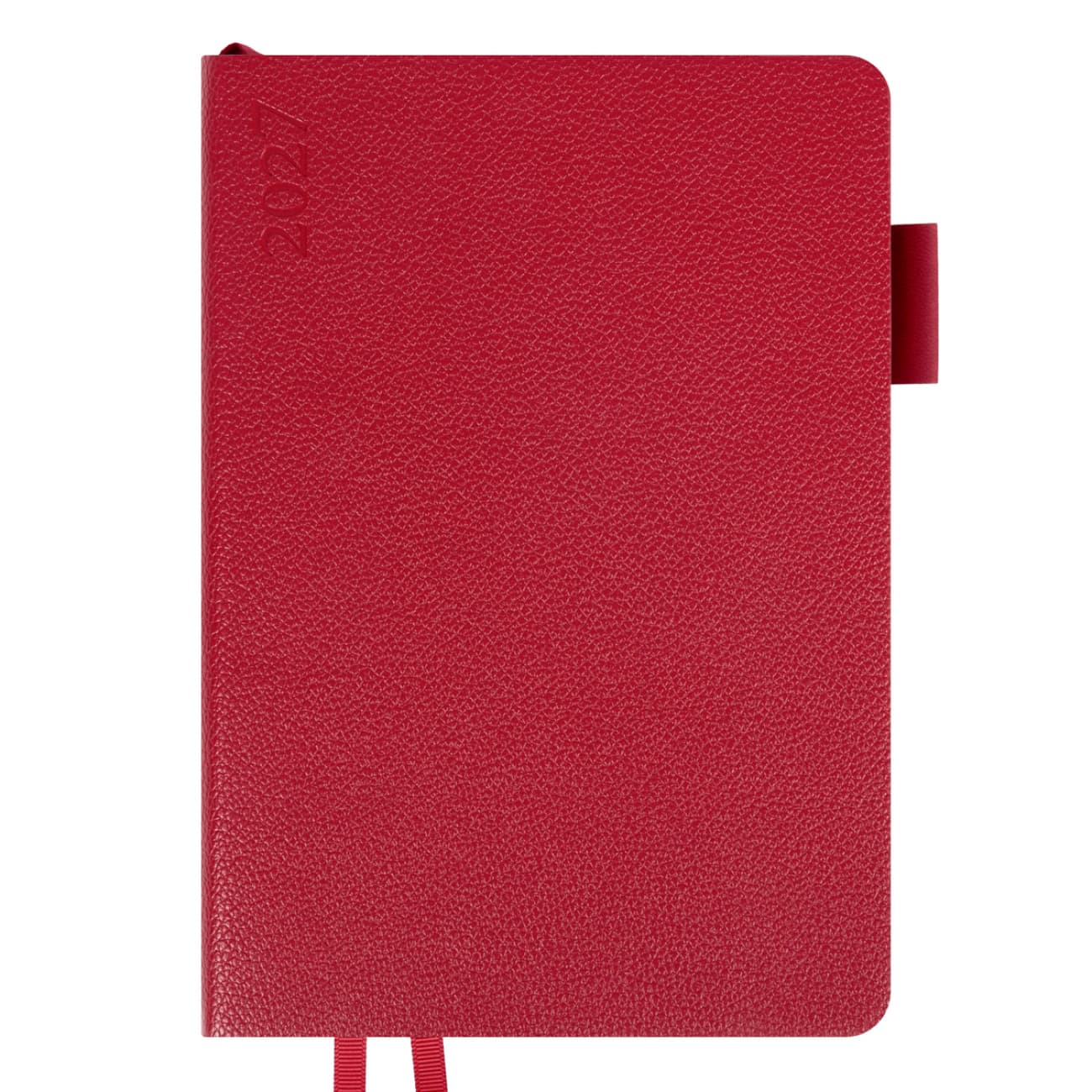 Щоден. А5 "Leo Planner" дат2027 184арк. Binario м'яка обкл., бордовий №252728