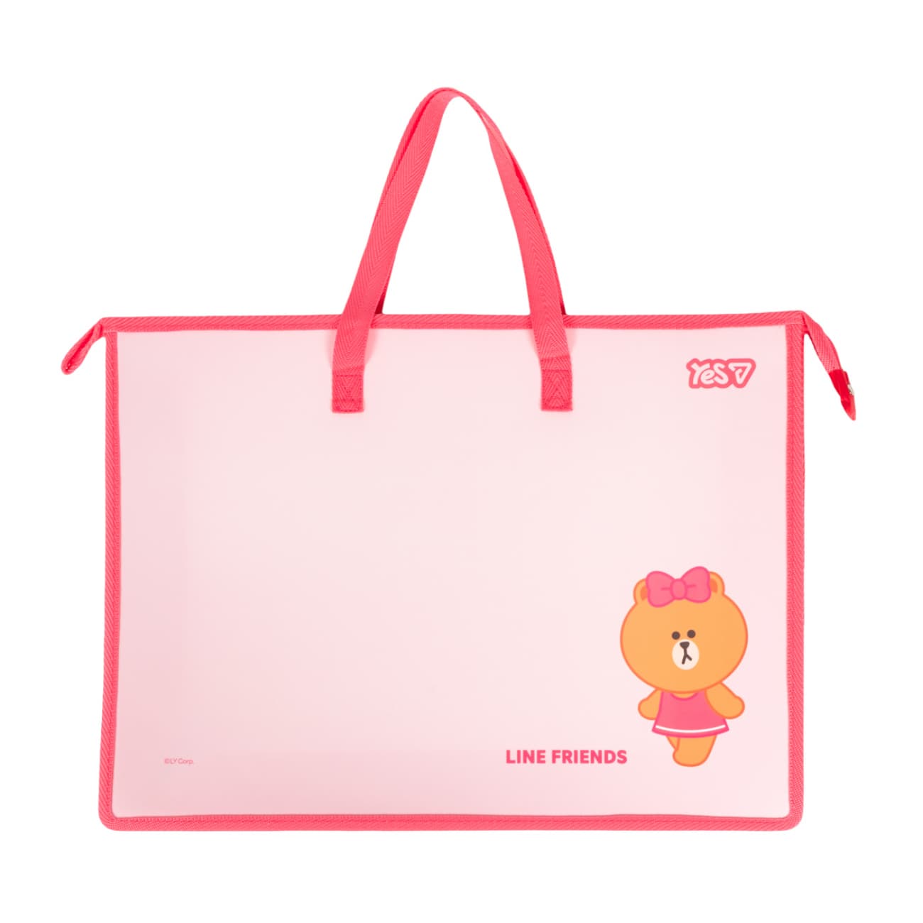 Папка-портфель "Yes" №492469 А3 Line Friends з ручками(12)(24)